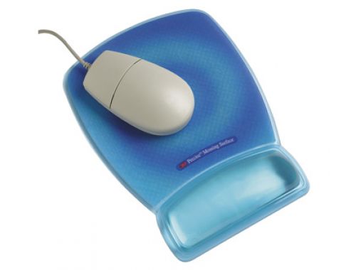 Tapete para rato 3m com apoio de pulsos na cor azul , 3m , 34886 , 0021200521911